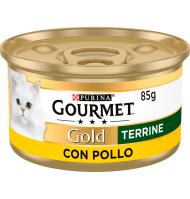 COMIDA GATO GOURMET GOLD POLLO GRANJA 85 G
