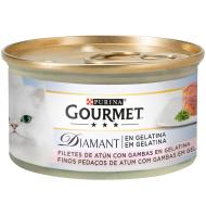 MENJAR GAT PURINA GOURMET TONYINA-GAMBES 85G