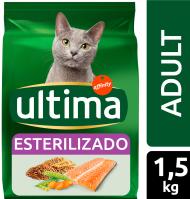MENJAR CAT ESTERILITZAT ULTIMA ADULT SALMÓ 1.5 KG