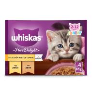 MENJAR GAT WHISKAS JUNIOR AUS 4X85G