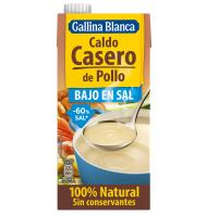 CALDO GALLINA BLANCA CASERO DE POLLO BAJO EN SAL 1 L
