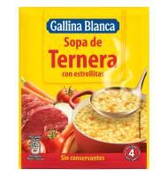 SOPA GALLINA BLANCA TERNERA ESTRELLAS 76 G