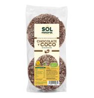 BIOTORTAS SOL NATURAL ARROZ CHOCOLATE Y COCO 100 G