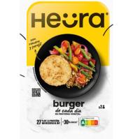 HAMBURGUESA HEURA VEGETAL POLLASTRE 180 G