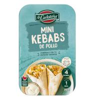 MINI KEBABS CARLOTEÑA POLLO+SALSA 260 G