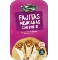 FAJITAS MEJICANAS CARLOTEÑA CON POLLO 4 UNIDADES 230 G