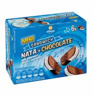 HELADO SANDWICH ALTEZA NATA-CHOCO 6X 85 ML