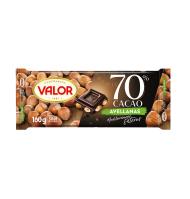 CHOCOLATE VALOR NEGRO 70% AVELLANA 160 G