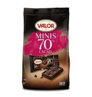 CHOCOLATE VALOR NEGRO 70% MINI 200 G