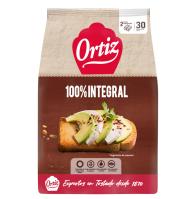 PAN BRASA ORTIZ INTEGRAL 30 UNIDADES