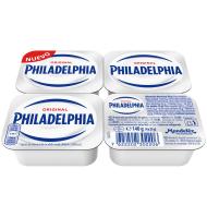 QUESO FRESCO PHILADELPH PACK 4 UNIDADES 140 G
