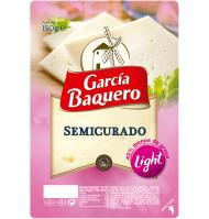 QUESO GARCÍA BAQUERO SEMI LONCHAS LIGHT 150 G