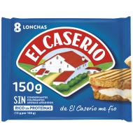 QUESO EL CASERÍO LONCHAS 150 GR 8 UNIDADES