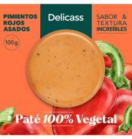 PATE VEGETA DELICASS PIMIENTO ROJO 100 G