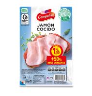 JAMON COCIDO CAMPOFRIO LONCHAS 1.5€ 120 G