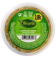 ACEITUNAS OLIVARTIS VERDE SIN HUESO 150 G