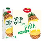 ZUMO JUVER 100%FREE PIÑA 1 L