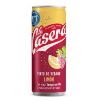 TINTO DE VERANO LA CASERA LIMON LATA 33 CL