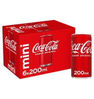 REFRESC COCA-COLA LLAUNA 20CL 6 UNITATS