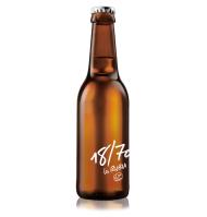 CERVESA 18/70 LA RUBIA AMPOLLA 33 CL