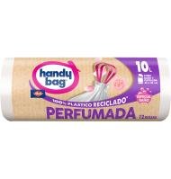BOLSA BASURA HANDY BAG BAÑO PERFUMADA 10L 12 UNIDADES