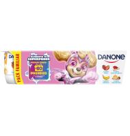 YOGUR DANONE MACEDONIA-FRESA-COCO-FRUTOS DEL BOSQUE 8 UNIDADES