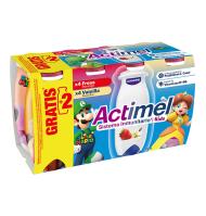 ACTIMEL DANONE KIDS FRESA Y VAINILLA 8 UNIDADES