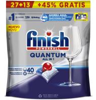 RENTAVAIXELLES FINISH MÀQUINA PASTILLES QUANTUM REGULAR 27+13 40 UNITATS