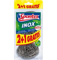 ESTROPAJO SPONTEX INOX 2+1 3 UNIDADES