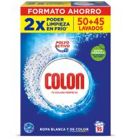 DETERGENTE COLON POLVO 50+45 95 DOSIS