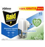 INSECTICIDA RAID ELECTRICO ESSENTIALS APARATO 1 UNIDAD