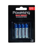 PILA ALCALINA POWERKING LR03 1.5V 4 UNIDADES
