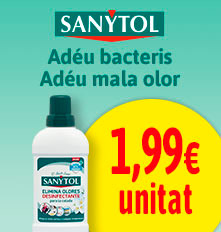 Desinfectant Sanytol Tèxtil en promoció