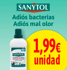 Desinfectante Sanytol Téxtil en promoción