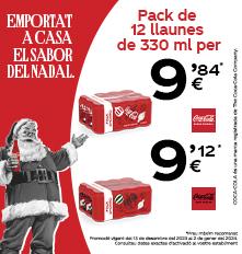 Coca-Cola pack 12 llaunes en promoció