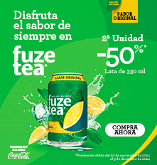 Fuze Tea en promoción