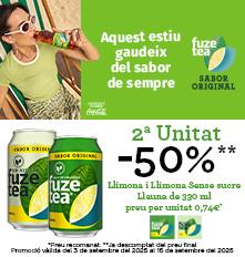 Fuze Tea en promoció