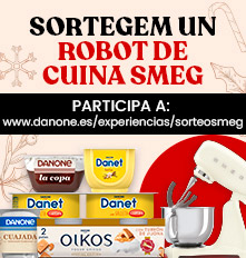 Participa en el sorteig d'un robot Smeg amb Danone