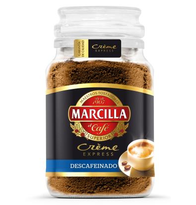 CAFÉ SOLUBLE MARCILLA CRÈME EXPRESS DESCAFEINADO 200 G