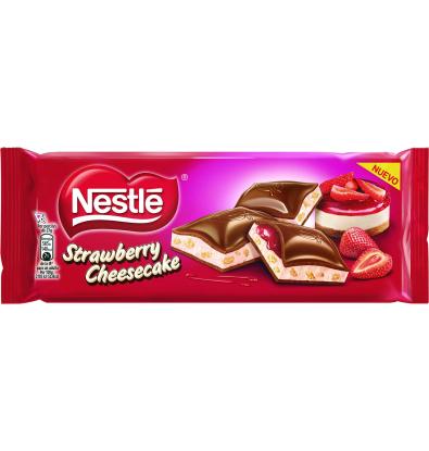 CHOCOLATE NESTLE CHEESECAKE FRESA 240 G