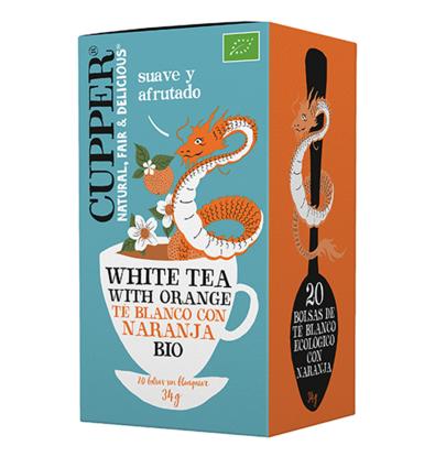 TE BLANC CUPPER AMB TARONJA BIO 20 UNITATS