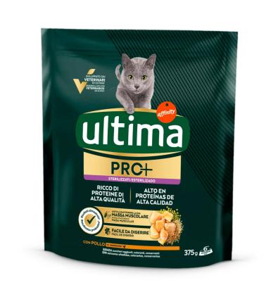 COMIDA GATO ULTIMA ESTERILIZADA PRO+POLLO 375 G