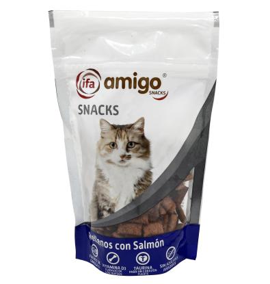 SNACK GATO IFA AMIGO RELLENO SALMON 70 G