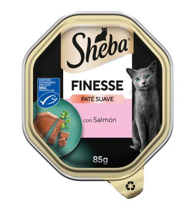 COMIDA GATO SHEBA FINESSE SALMON 85 G