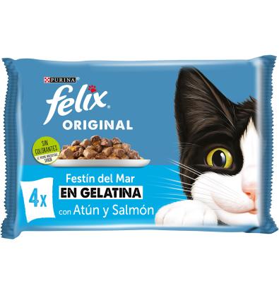 DINAR GAT FELIX PEIX GEL 4X 85 G