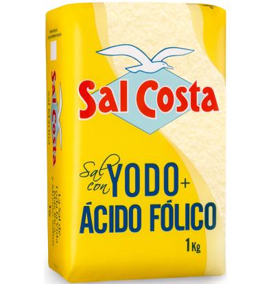 SAL COSTA YODO + ÁCIDO FÓLICO 1 KG