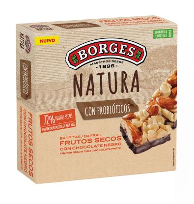 BARRITAS BORGES FRUTOS SECOS CHOCO 3 UNIDADES