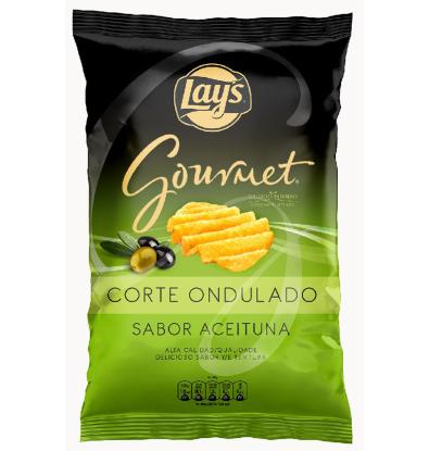 PATATES ONDULADES LAY'S GOURMET OLIVA 150 G