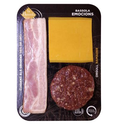 PACK BURGER  BACON CHEDDAR 180 G