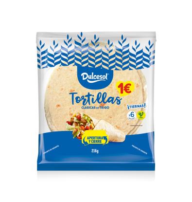 TORTILLAS DULCESOL TRIGO 6 UNIDAD